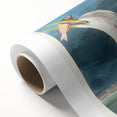 Great White Heron - Romantic Wildlife Art Canvas by Audubon