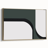 Modern Dining Room Art - Minimalist Geometric Canvas Print