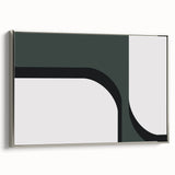 Modern Dining Room Art - Minimalist Geometric Canvas Print