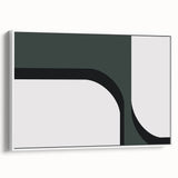 Modern Dining Room Art - Minimalist Geometric Canvas Print