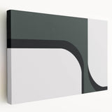 Modern Dining Room Art - Minimalist Geometric Canvas Print