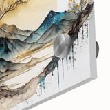 Serene Mountain Office Wall Art – Modern Corporate Wall Decor