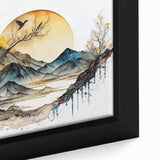 Serene Mountain Office Wall Art – Modern Corporate Wall Decor