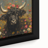 Close-up of a vibrant animal-themed framed canvas artwork showcasing intricate details and rich colors, ideal for enhancing modern home decor with a touch of nature. This piece adds a unique artistic flair to any interior space while celebrating wildlife.