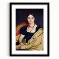 Neoclassical Art Print - Madame Duvaucey Portrait by Ingres (1807)