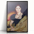 Neoclassical Art Print - Madame Duvaucey Portrait by Ingres (1807)