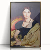 Neoclassical Art Print - Madame Duvaucey Portrait by Ingres (1807)
