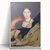 Neoclassical Art Print - Madame Duvaucey Portrait by Ingres (1807)