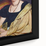 Neoclassical Art Print - Madame Duvaucey Portrait by Ingres (1807)