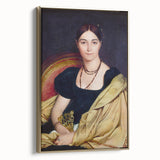 Neoclassical Art Print - Madame Duvaucey Portrait by Ingres (1807)
