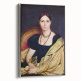 Neoclassical Art Print - Madame Duvaucey Portrait by Ingres (1807)