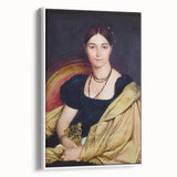 Neoclassical Art Print - Madame Duvaucey Portrait by Ingres (1807)