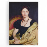 Neoclassical Art Print - Madame Duvaucey Portrait by Ingres (1807)