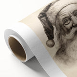 Vintage Santa Sketch – Classic Christmas Wall Hangings