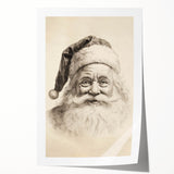 Vintage Santa Sketch – Classic Christmas Wall Hangings
