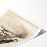 Vintage Santa Sketch – Classic Christmas Wall Hangings