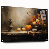 Halloween Wall Hangings - Rustic Pumpkin Still Life Art