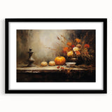 Halloween Wall Hangings - Rustic Pumpkin Still Life Art