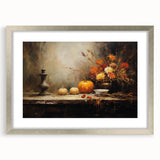 Halloween Wall Hangings - Rustic Pumpkin Still Life Art