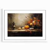 Halloween Wall Hangings - Rustic Pumpkin Still Life Art