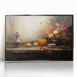 Halloween Wall Hangings - Rustic Pumpkin Still Life Art