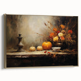 Halloween Wall Hangings - Rustic Pumpkin Still Life Art