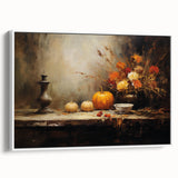 Halloween Wall Hangings - Rustic Pumpkin Still Life Art
