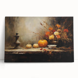 Halloween Wall Hangings - Rustic Pumpkin Still Life Art