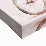 Girls Bedroom Art – Dreamy Bicycle and Roses Watercolor Print