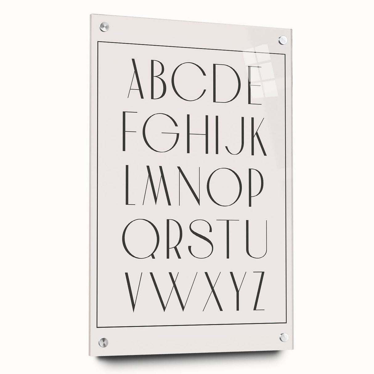 Minimalist Alphabet Nursery Wall Art – Baby Room Decor Prints