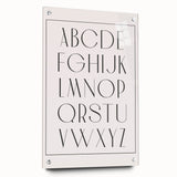Minimalist Alphabet Nursery Wall Art – Baby Room Decor Prints