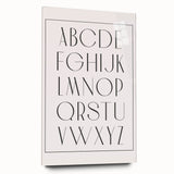 Minimalist Alphabet Nursery Wall Art – Baby Room Decor Prints