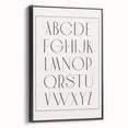 Minimalist Alphabet Nursery Wall Art – Baby Room Decor Prints