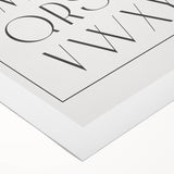 Minimalist Alphabet Nursery Wall Art – Baby Room Decor Prints