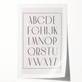 Minimalist Alphabet Nursery Wall Art – Baby Room Decor Prints
