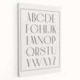 Minimalist Alphabet Nursery Wall Art – Baby Room Decor Prints