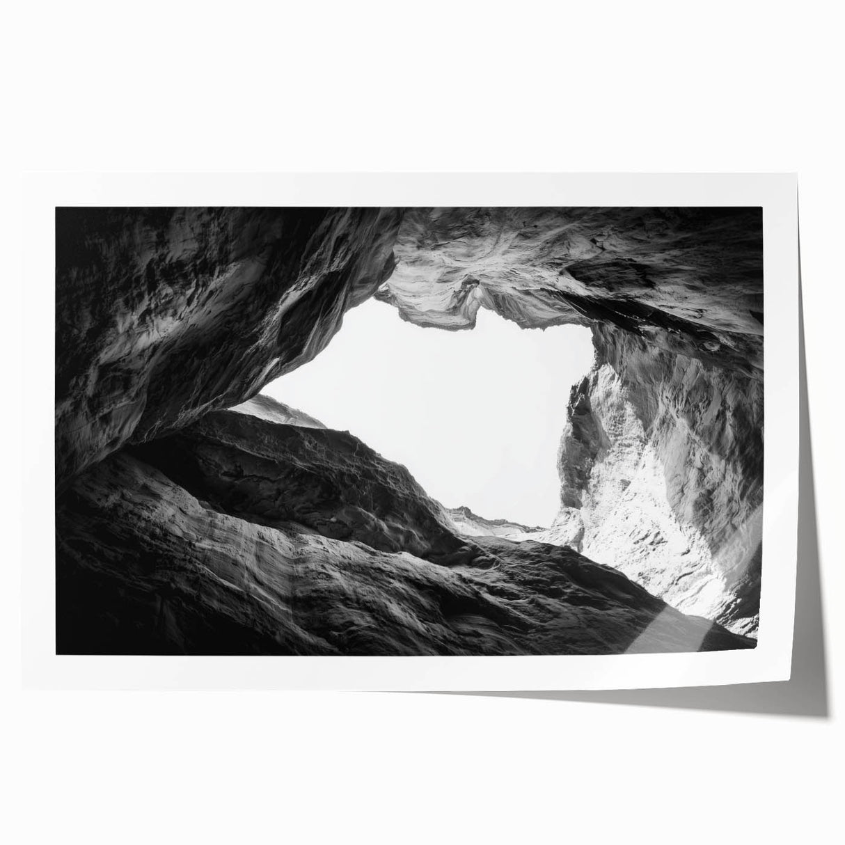 Vibrant landscape canyons rolled print showcasing rich earthy tones and intricate details, elegantly packaged in a durable tube for easy transport and display.