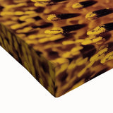 Black and white landscape art painting on stretched canvas depicting close-up floral details, ideal for bedroom wall art.