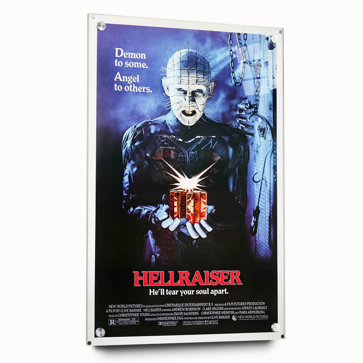 Retro Hellraiser Poster Art - Vintage Horror Movie Prints