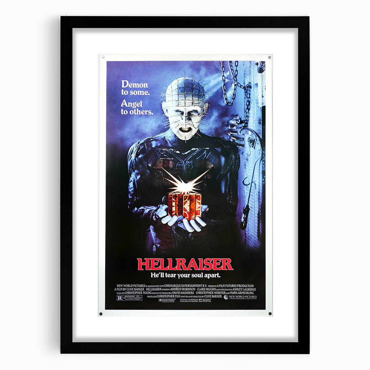 Retro Hellraiser Poster Art - Vintage Horror Movie Prints