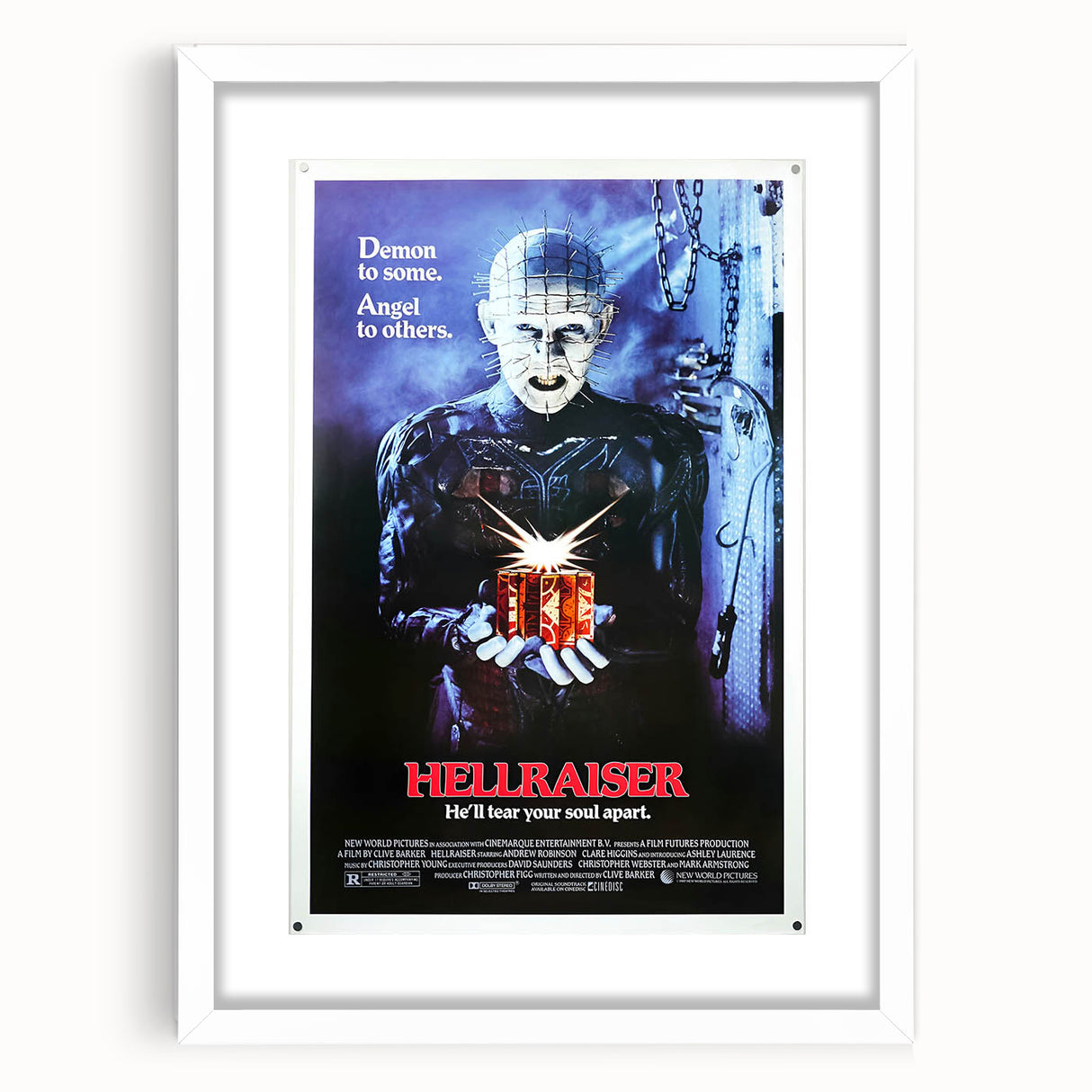 Retro Hellraiser Poster Art - Vintage Horror Movie Prints