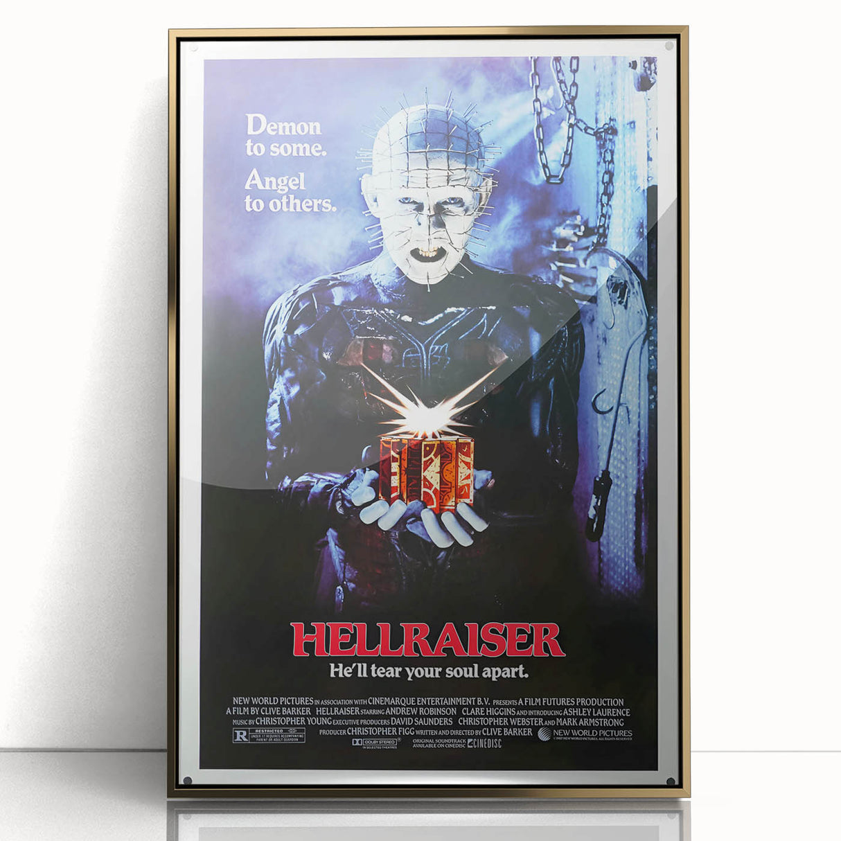 Retro Hellraiser Poster Art - Vintage Horror Movie Prints