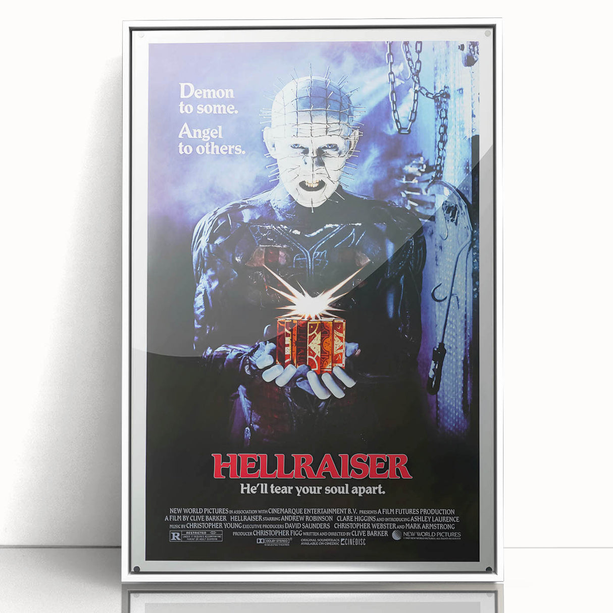 Retro Hellraiser Poster Art - Vintage Horror Movie Prints