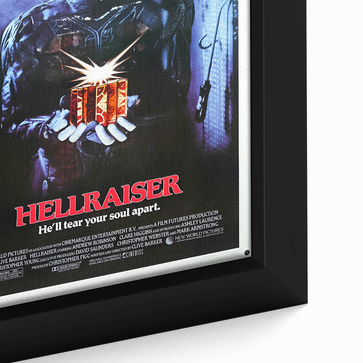 Retro Hellraiser Poster Art - Vintage Horror Movie Prints