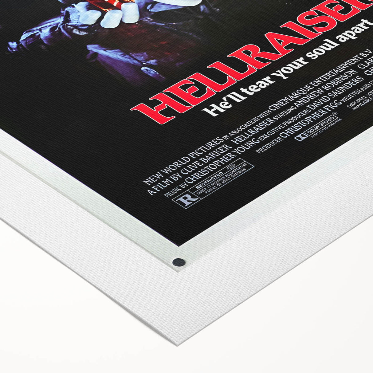 Retro Hellraiser Poster Art - Vintage Horror Movie Prints