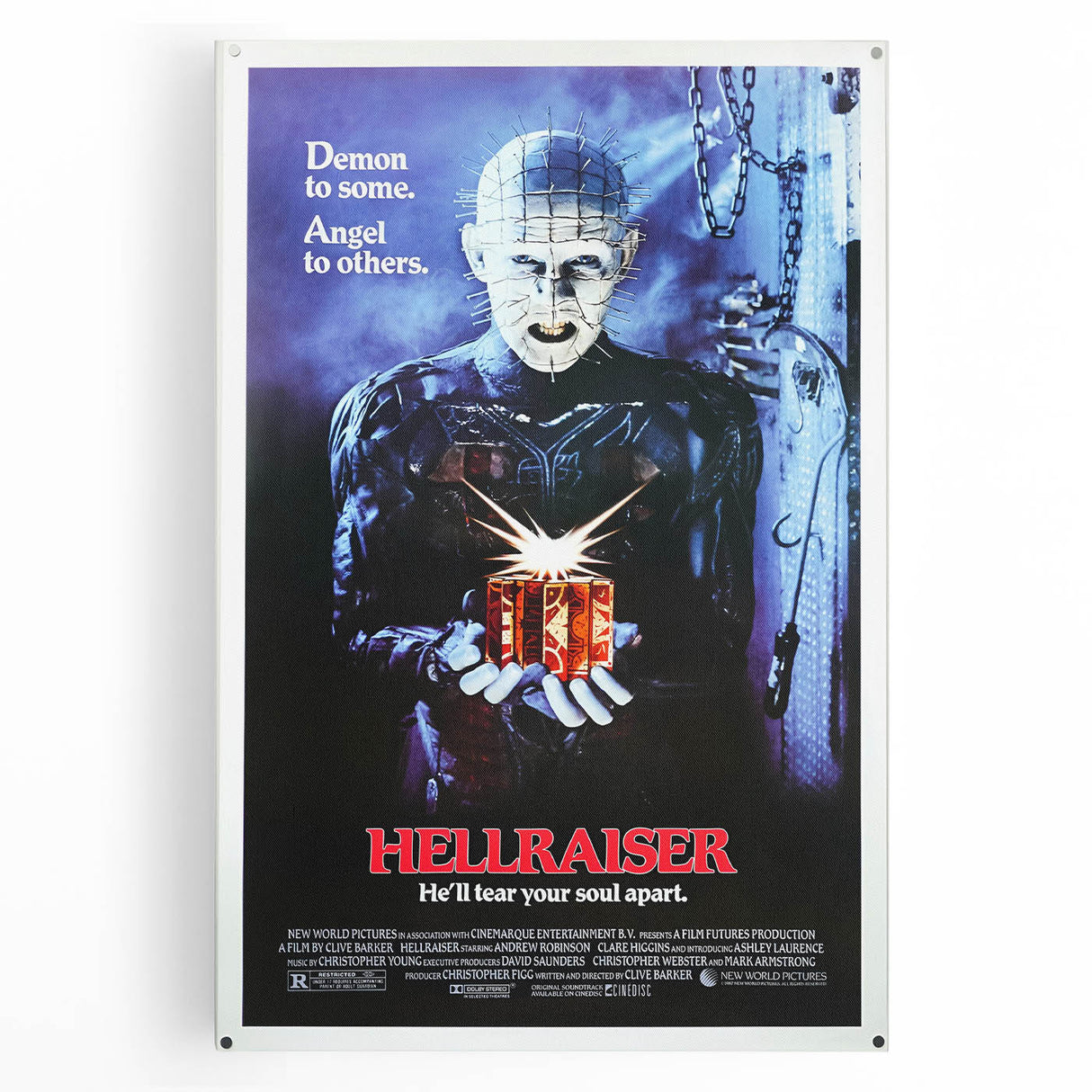 Retro Hellraiser Poster Art - Vintage Horror Movie Prints