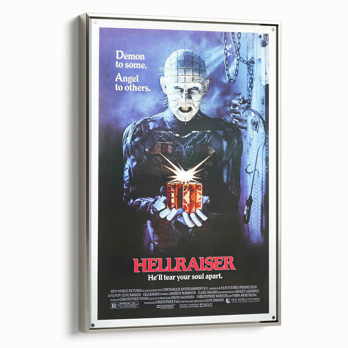 Retro Hellraiser Poster Art - Vintage Horror Movie Prints