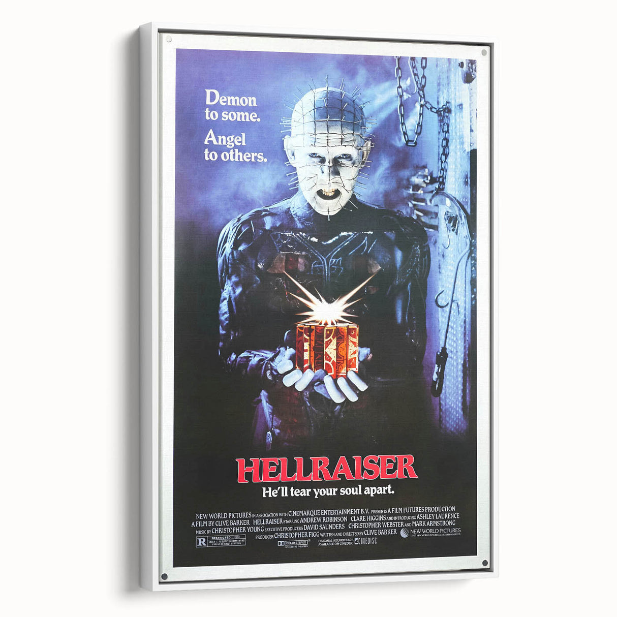 Retro Hellraiser Poster Art - Vintage Horror Movie Prints
