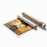 Retro Golden Sable Champagne Poster - Vintage Bar Wall Art