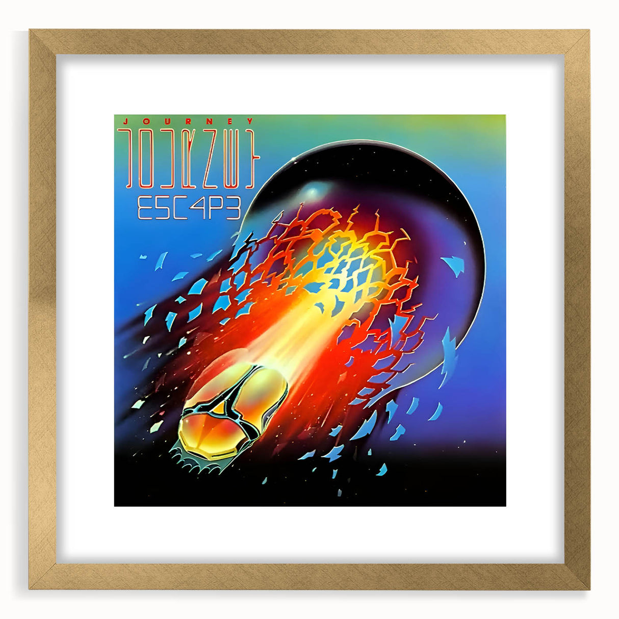 Retro Journey Escape Poster - Vintage Prints for Nostalgic Wall Art